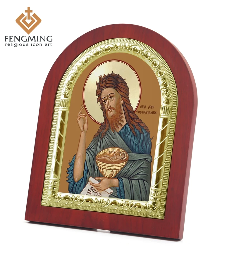 Религиозная Серебряная икона святого Иоанна Крестителя Forerunner аксессуары для