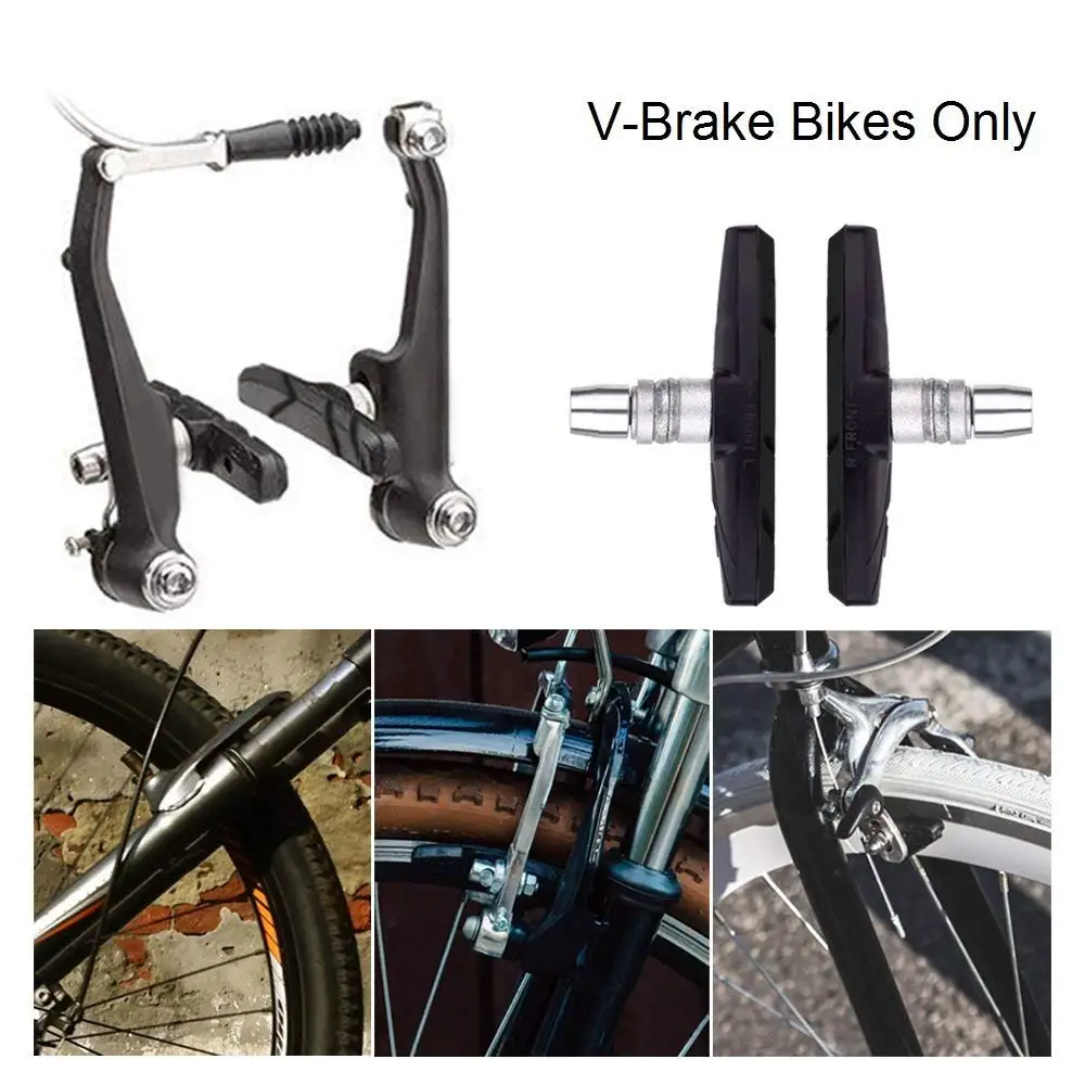 1 пара MTB тормоза велосипедные V держатель обуви резиновые блоки для горного
