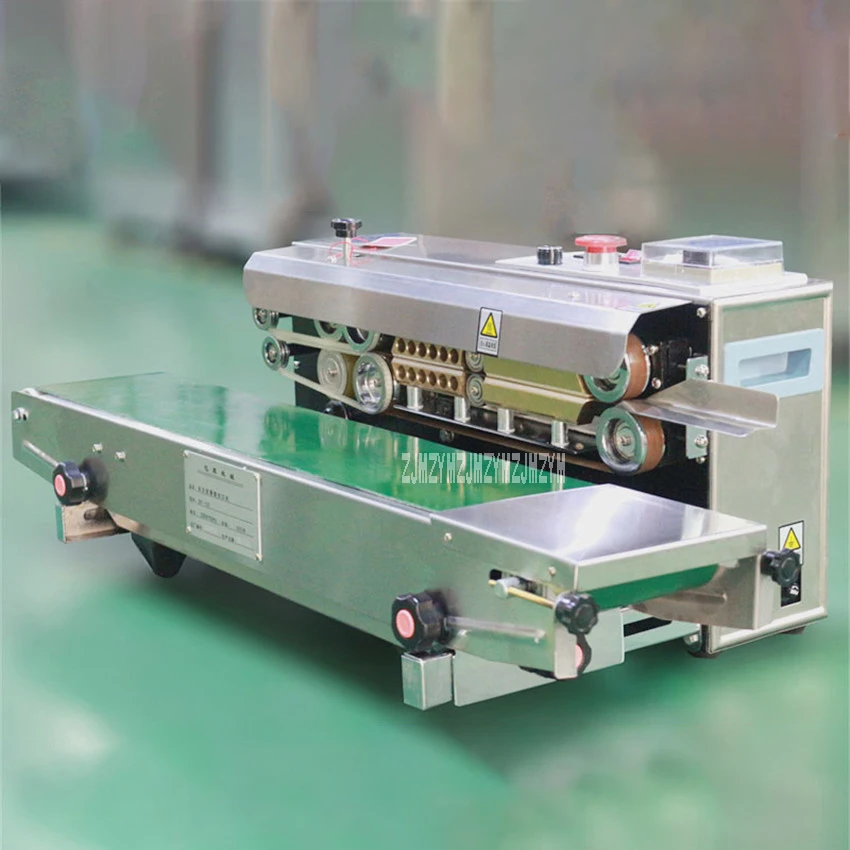 

SF-150 Automatic Continuous Sealer 304 Stainless Steel Continuous Heat Aluminum Foil Bag Sealing Machine 110V/220V