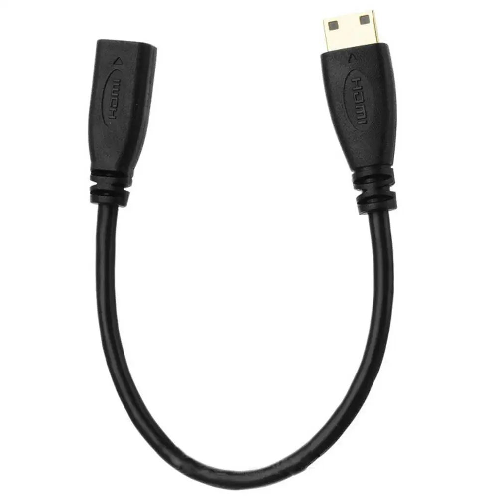 Тип D Micro HDMI v1.4 гнездо типа C Mini кабель-адаптер для конвертера 20 см | Компьютеры и
