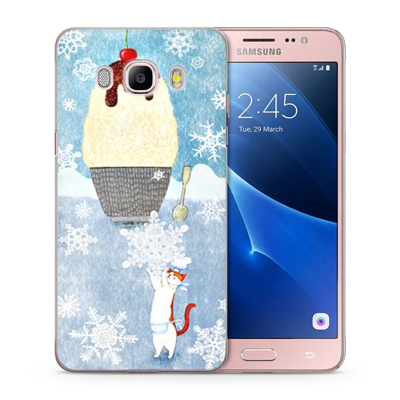 Для samsung Galaxy A3 A5 J530F J1 J2prime J3 J5 J7 G530H S8/плюс ТПУ Красочные Мягкий кот рыбы окрашены