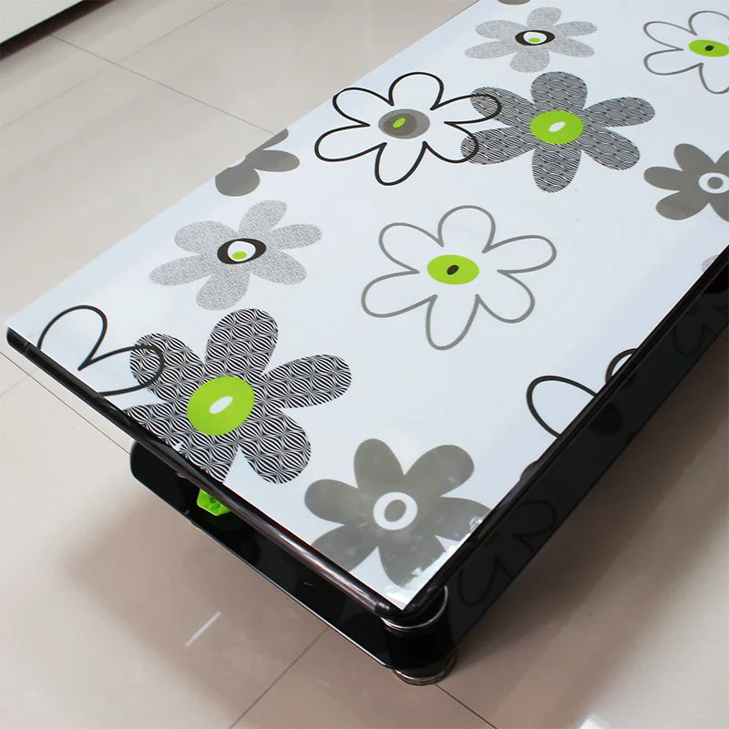 Waterproof and oil proof printing Soft glass tablecloths Anti-hot PVC coffee dining table mat Geometric patterns tablecloth | Дом и сад