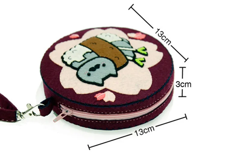 Женская сумочка ручной работы из войлока для рукоделия монет сумка тоут