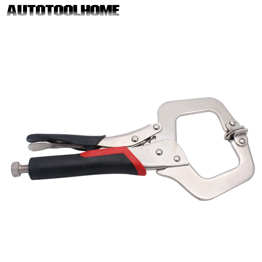 AUTOTOOLHOME карманное отверстие джиг система зажим для лица тиски ручная Деревообработка Шаг сверло регулируемая толщина