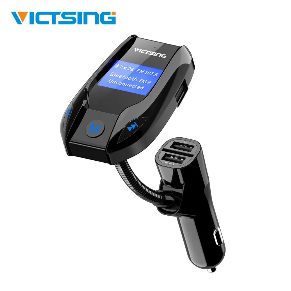 2019 VicTsing FM35 Bluetooth fm передатчик беспроводной адаптер Радио автомобильный комплект