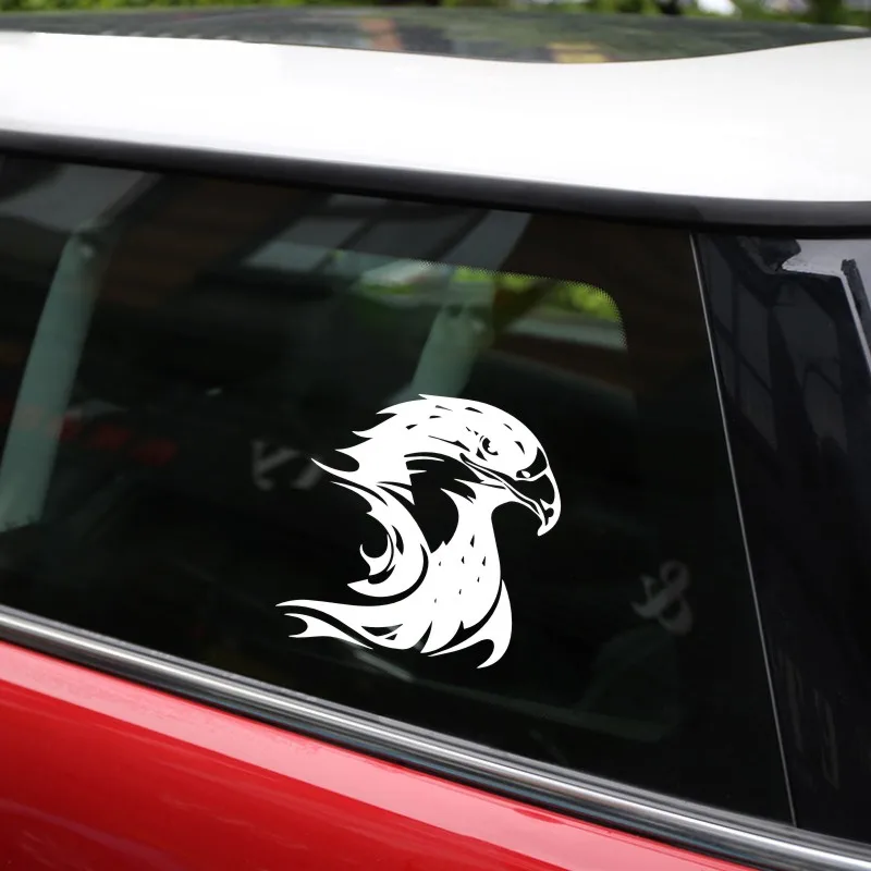 Anycuros Fire Flame Eagle Hawk наклейка на голову автомобиля виниловая для стайлинга