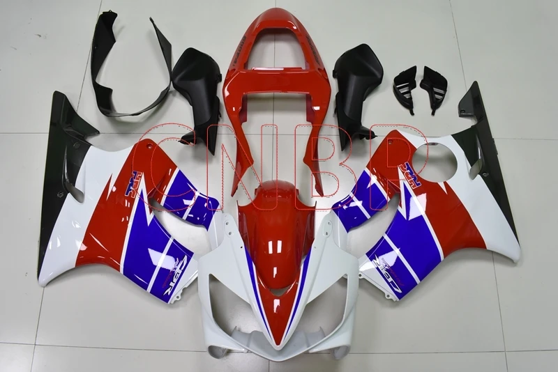 Кузов для Honda Cbr600 2001 2003 красный сине белый обтекатель CBR F4i кузов CBR600 2002 без