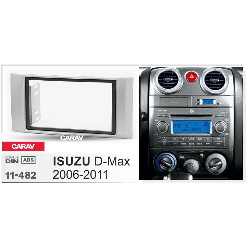 CARAV 11-482 двойной Din фасции Для ISUZU D-Max 2006-2011 Радио DVD стерео панель тире Монтажная