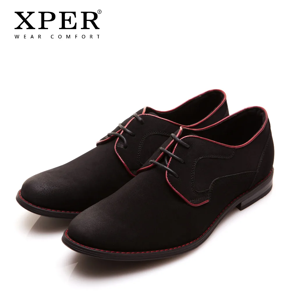 Size 40~46 Brand XPER Casual Men Dress Shoes Lace-Up Wear Comfortable Wedding #YM86518BL/BU | Обувь