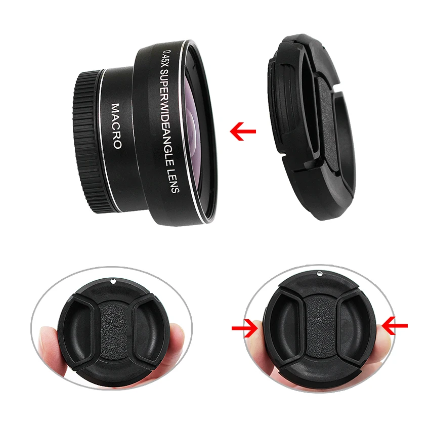 Набор объективов Girlwoman для HD камеры 0 45 кратный Супер широкоугольный и 12 5 супер