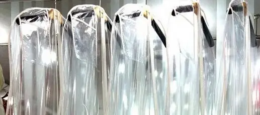 

Прозрачный пылезащитный чехол для свадебного платья со шлейфом, 200 см, 180 шт.