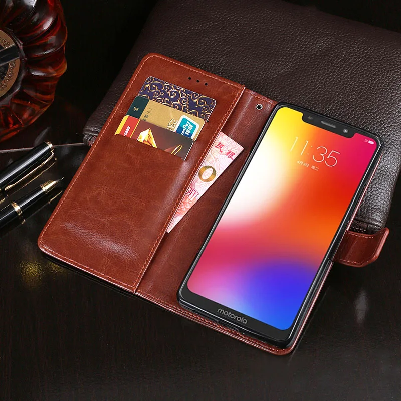 Кожаный защитный чехол в деловом стиле для Motorola Moto Z2 Z3 P30 Play TPU силиконовый