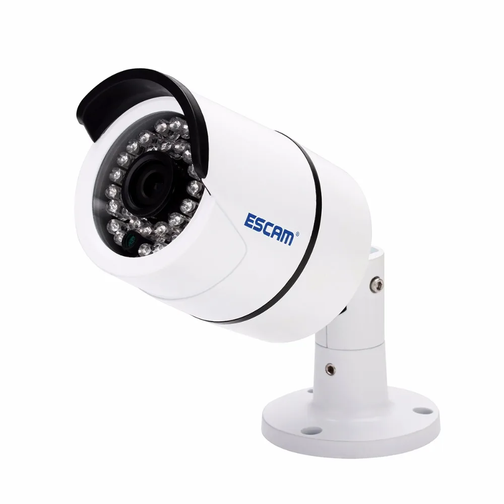 ESCAM QD410 4MP цилиндрическая IP камера H.265 Водонепроницаемая домашняя видеонаблюдения