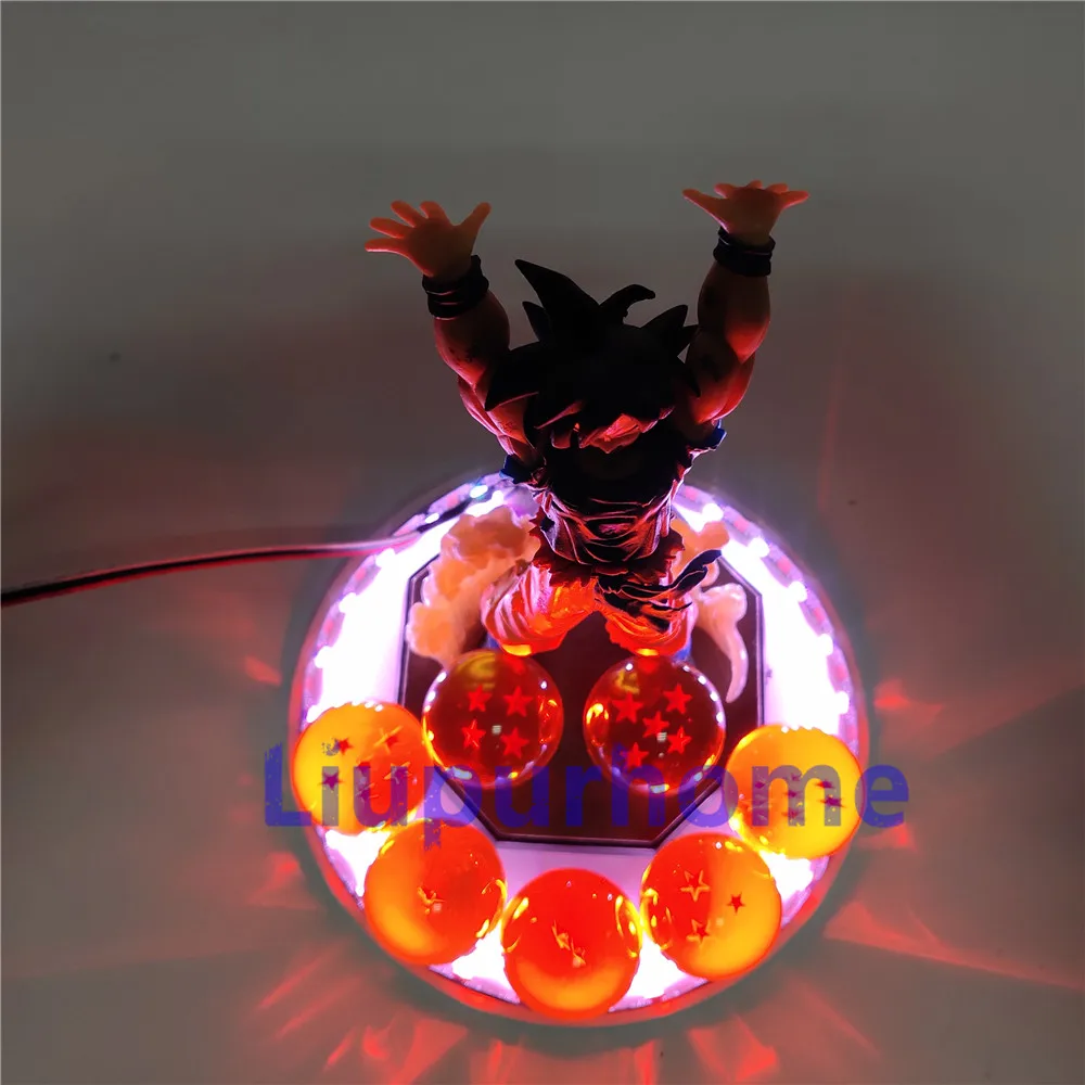 Прохладный Сон Гоку Genki DIY светодиодный Ночной светильник хрустальный шар бомба