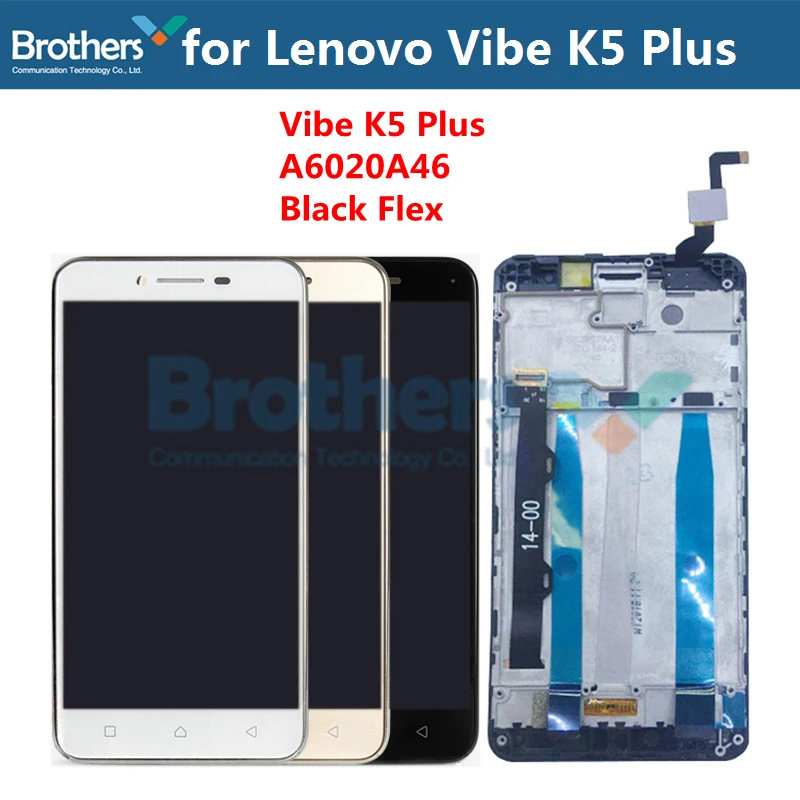 Для Lenovo Vibe K5 A6020A40 ЖК дисплей с рамкой для Plus A6020A46 экран сенсорный дигитайзер