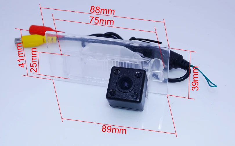 Противоударная Автомобильная камера заднего вида hd ccd iamge sensor красочная ночная
