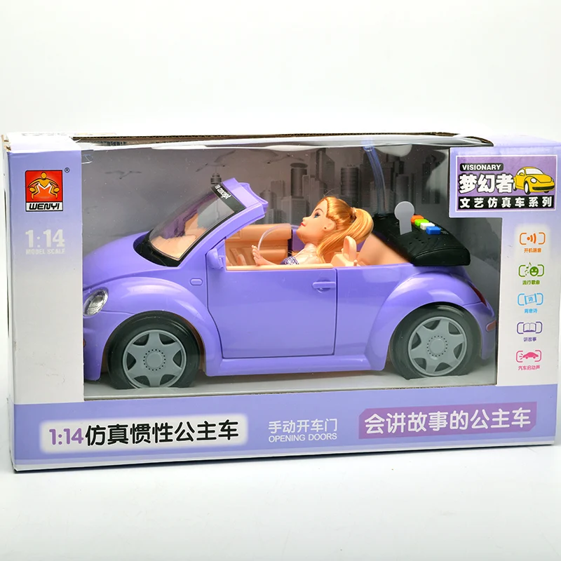 1 шт. Volkswagen Beetle Diecasts &amp Toy транспортные средства светильник звуковая музыка модель