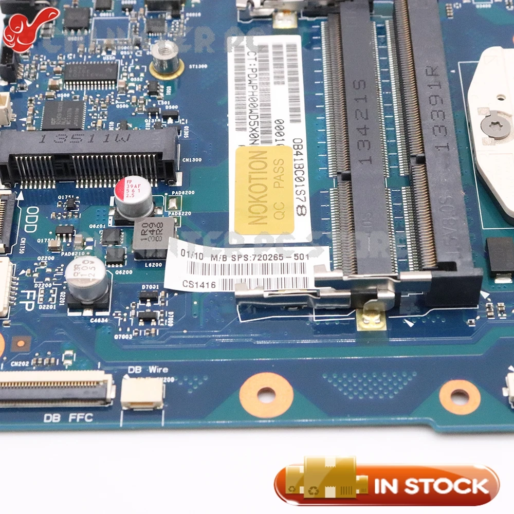 NOKOTION для HP Envy M7-J 17-J Ноутбук Материнская карта SPS:720265-001 аккумулятор большой