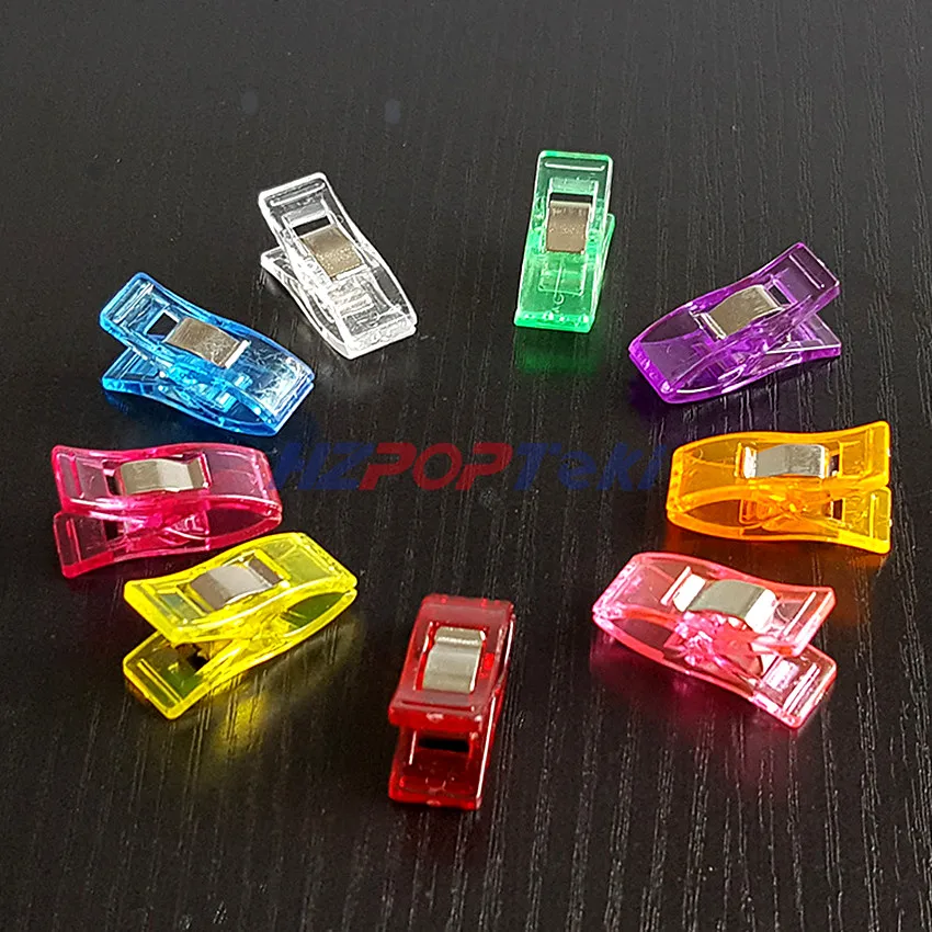 

Plastic 3.3x1.8cm Cloth Bordure Tidy Grocery Products Package Grip Clamp Spring Paper Small Clips 1 Color Entirely 10000pcs