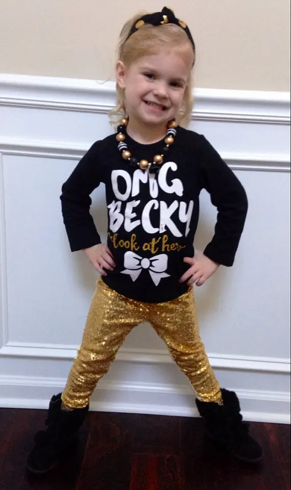 Лосины с блестками и золотыми лосины для девочек младенцев золотые штаны черные