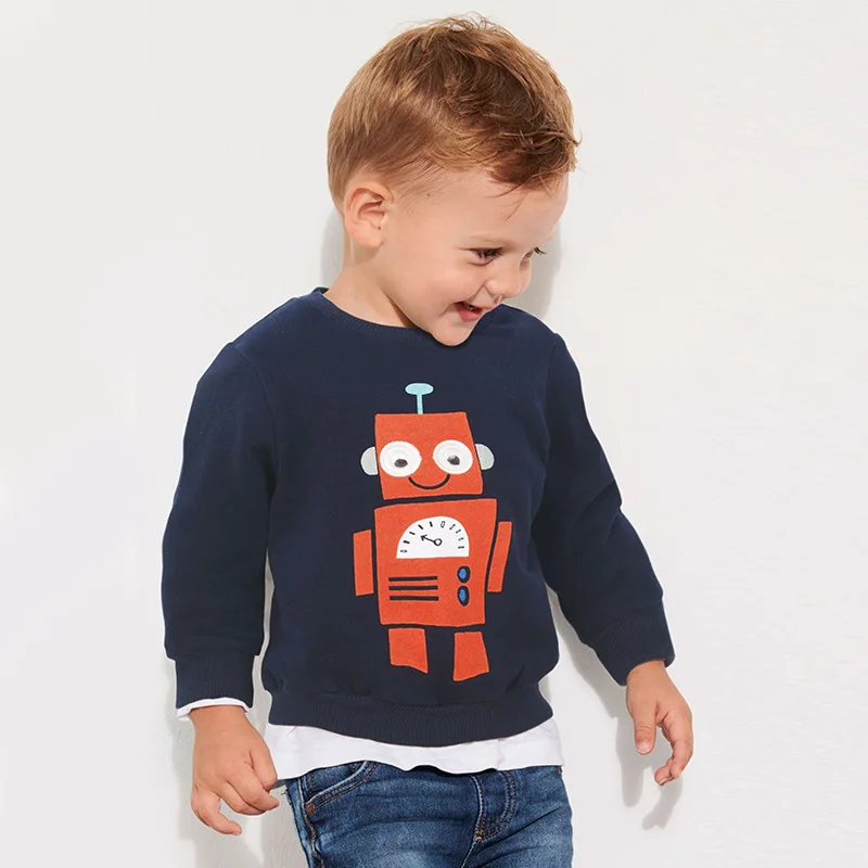 Little maven/ г., осенние хлопковые толстовки с крокодилом для маленьких мальчиков от 2 до 7 лет детская одежда для мальчиков, детский свитер из флиса