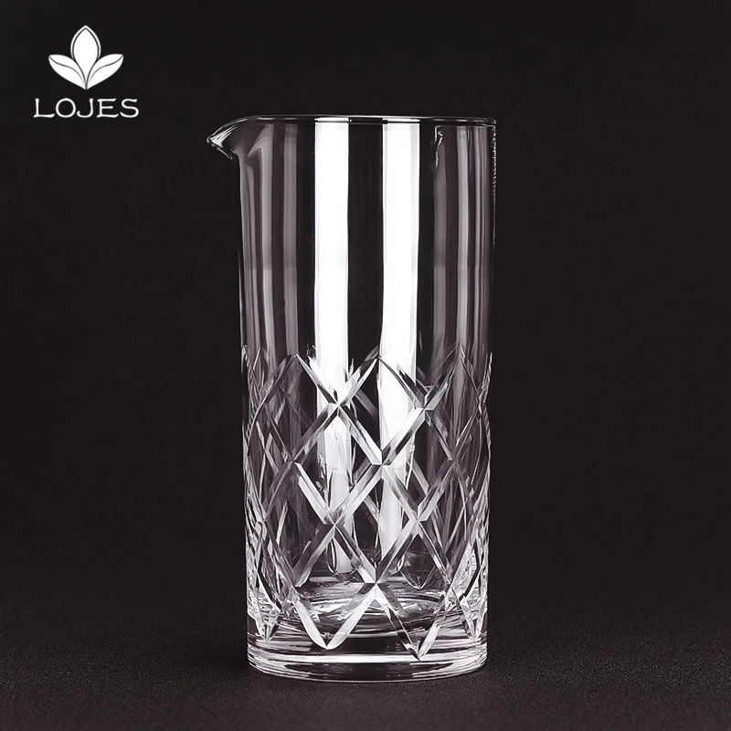 700 мл японский стиль чашки смешивания стекла бармена коктейльные Хрустальное