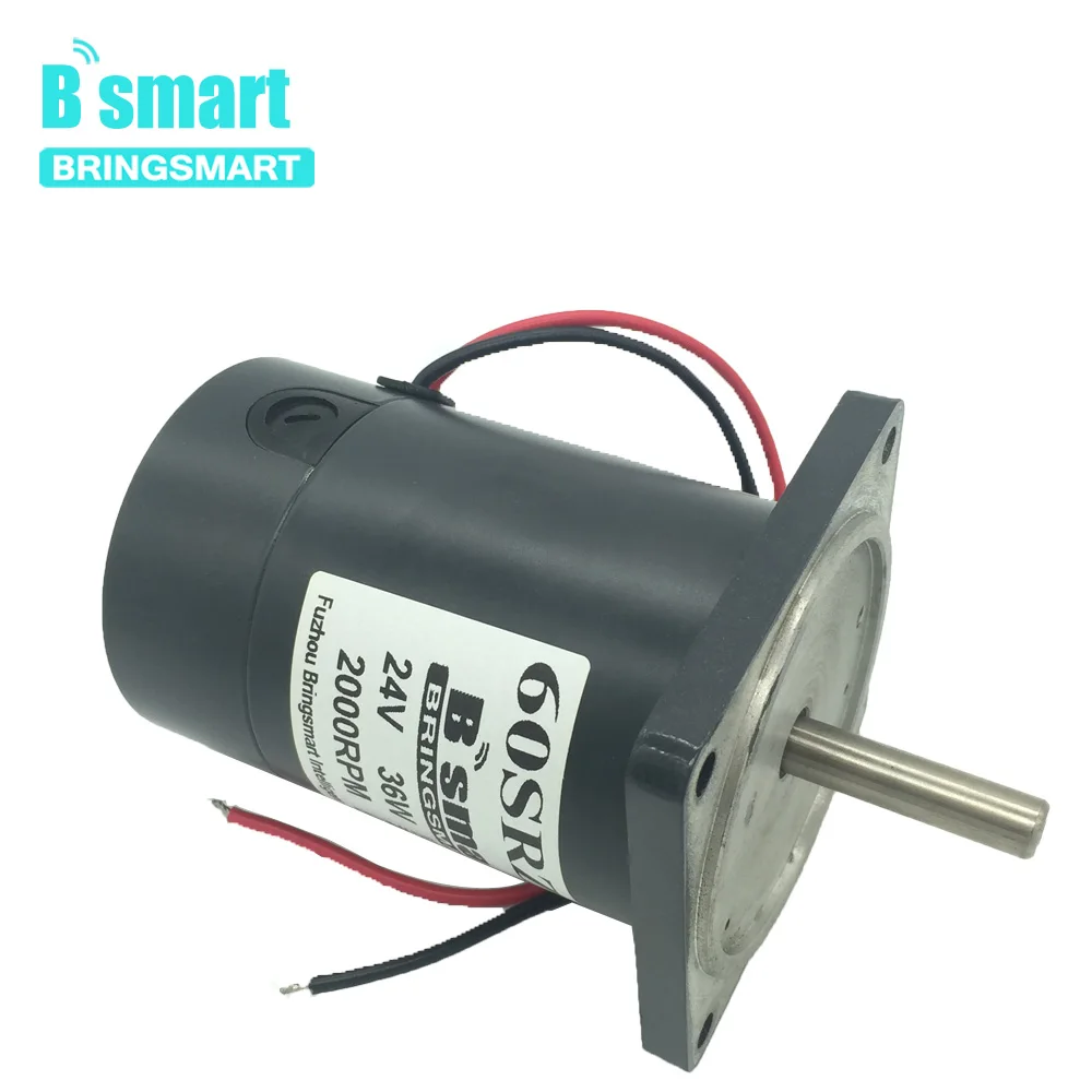 Фото Bringsmart 60SRZ Y высокоскоростной мотор 12В 24В Мини Dc Электрический 2000 об/мин 4000 36 Вт Bringsmart 60SRZ Y высокоскоростной мотор 12В 24В Мини Dc Электрический 2000 об/мин 4000 36 Вт