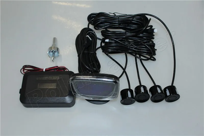 best selling Car LCD Parking Sensor 4 Sensors 12V Cars Reverse Assistance Backup Radar Monitor System 44 colors | Автомобили и