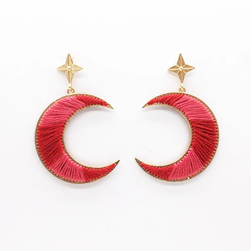 Разноцветные этнические серьги ручной работы coco & willow для женщин богемные