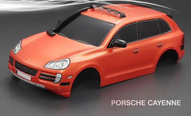 Корпус кузова радиоуправляемого автомобиля 1/10 PPORSCHE CAYMAN CAYENNE SUV 190 мм * готовый для
