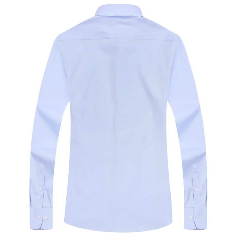Мужская деловая рубашка с длинным рукавом белая синяя черная большие RS