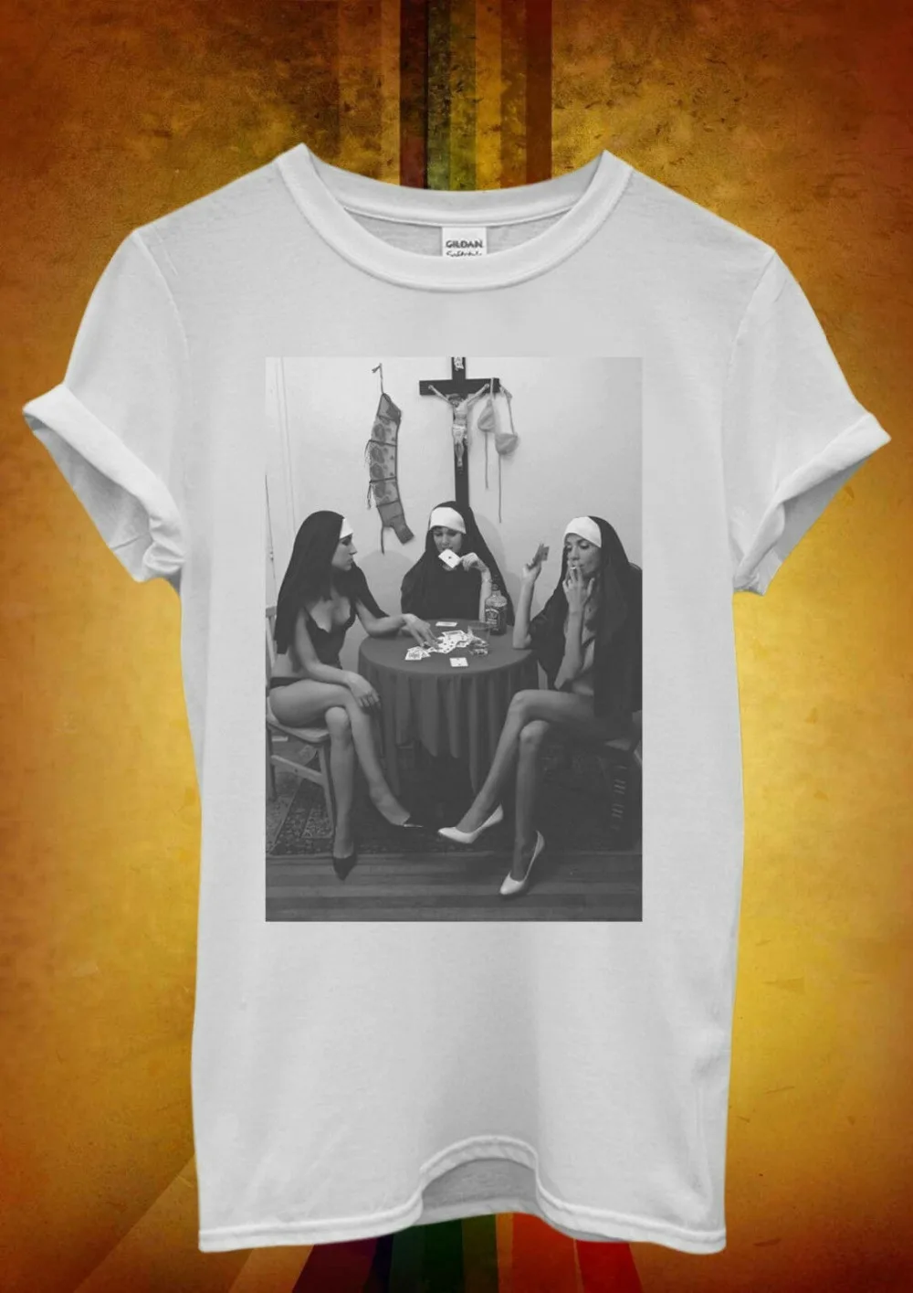 Nuns Naked игральные карты курение забавные мужчины унисекс 2019 новая одежда Мужская