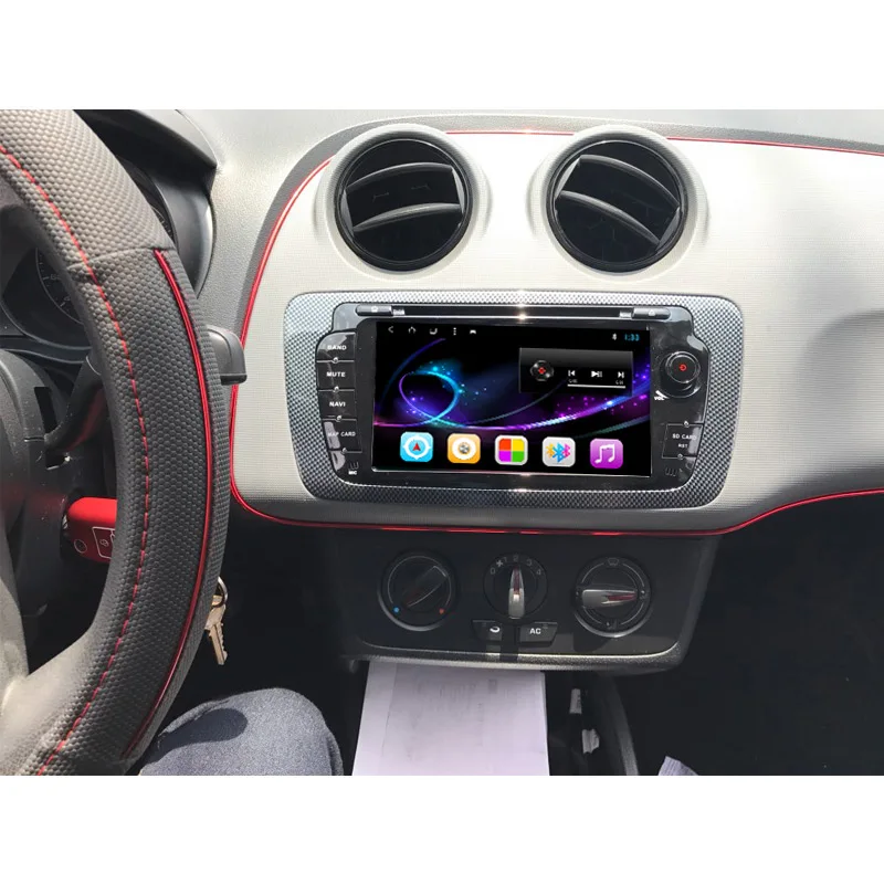SMARTECH Octa 8 Core Android 1 автомобильный dvd стерео радио Ibiza для сиденья DVD автомобиля gps с