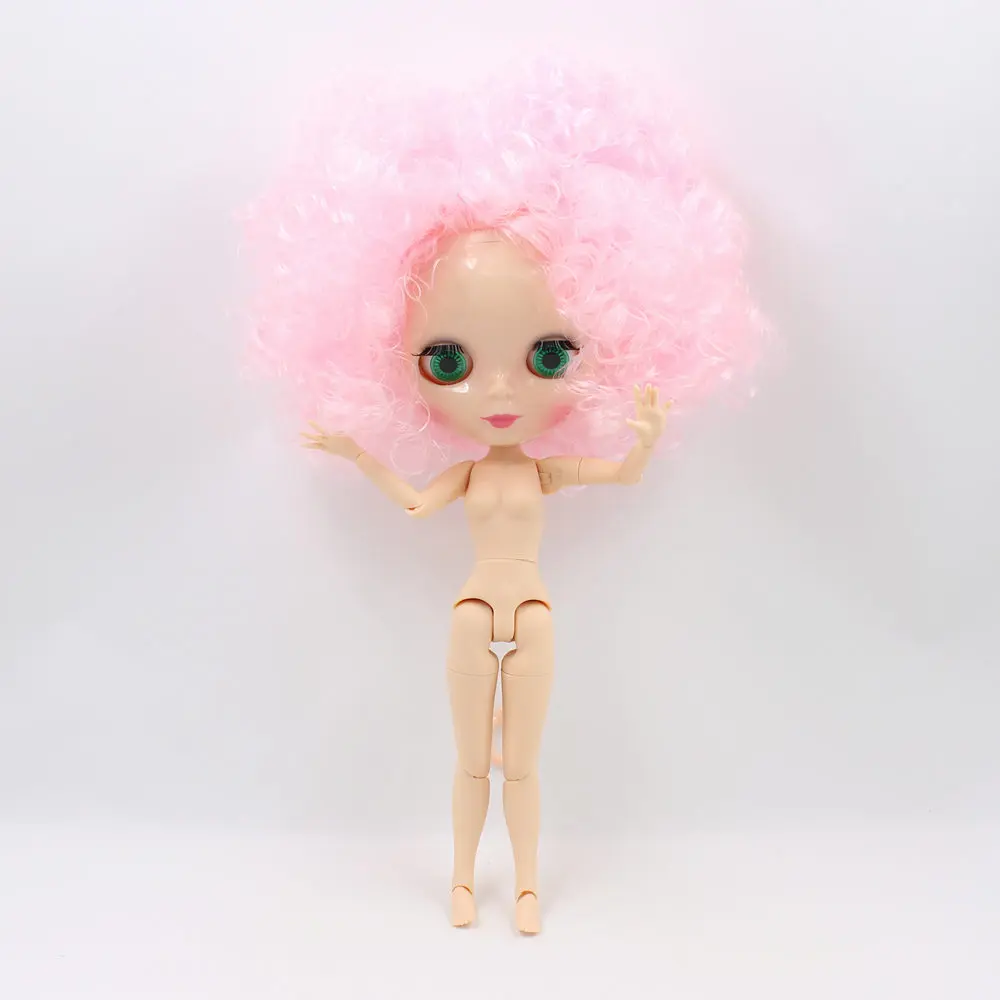 Кукла Blyth ICY DBS розовые маленькие кудрявые волосы с большими волосами шарнирные