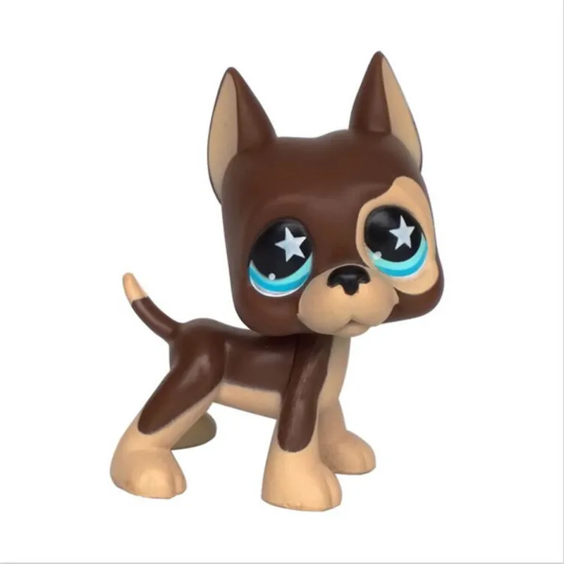 Ne'w LPS Pet Shop игрушечные лошадки классические старые животные большой Dane глаз