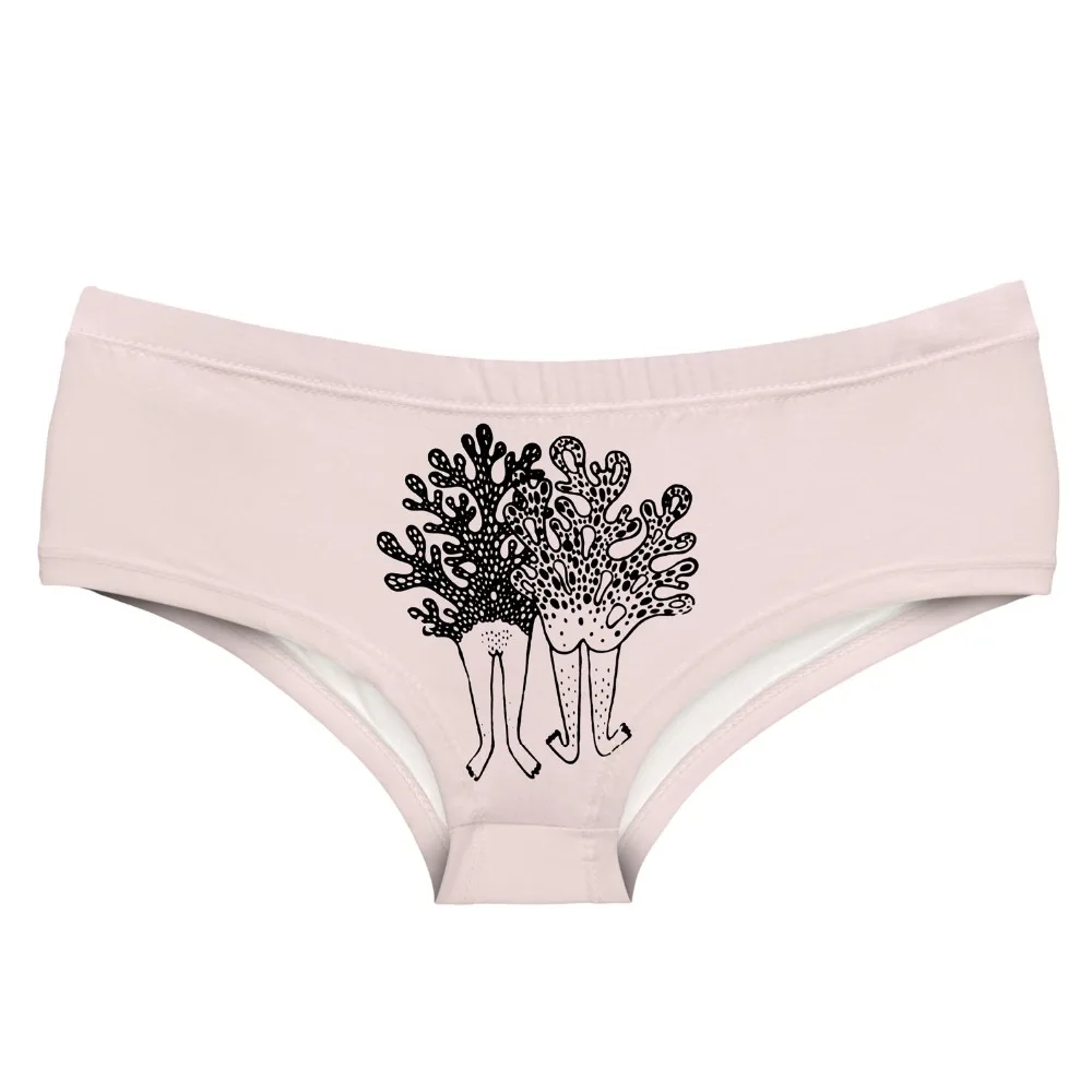 Женские трусики с забавным принтом LEIMOLIS розовые трусики-стринги эффектом пуш-ап