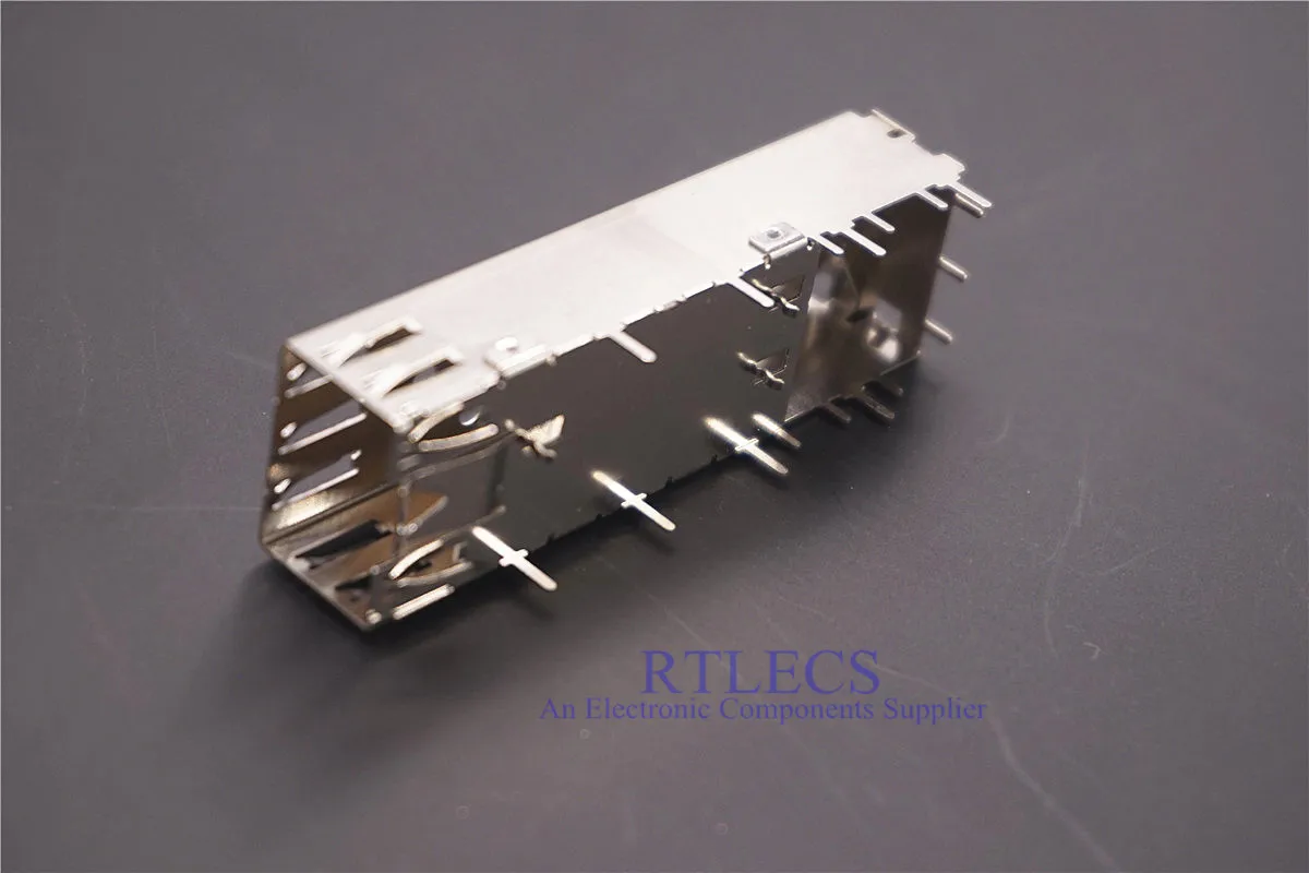2 шт. SFP клетка 1x1 пресс Пригонка пайка на печатную монтажную плату под прямым