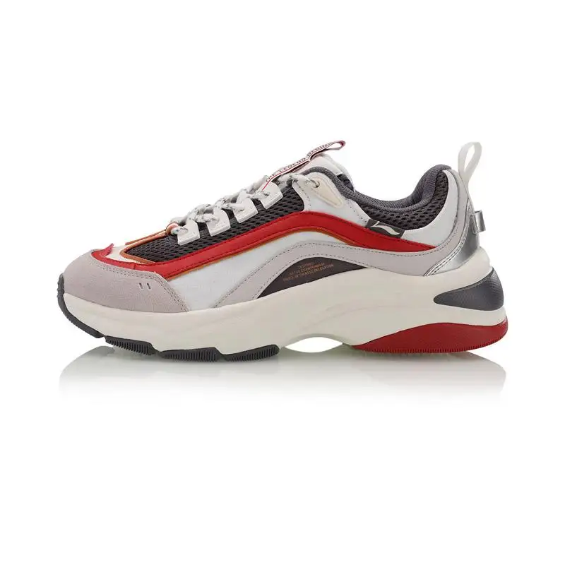Li-Ning/Мужская обувь AURORA WINDWALKER; классическая обувь для отдыха и образа жизни; популярные цвета; обувь для папы в стиле ретро; спортивные кроссовки с подкладкой; AGCP075 SJAS19 - Цвет: AGCP075-4H