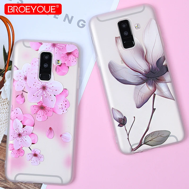 BROEYOUE Мягкие силиконовые ТПУ чехол для телефона samsung Galaxy A6 A8 плюс 2018 A3 A5 A7 2016 2017 S7