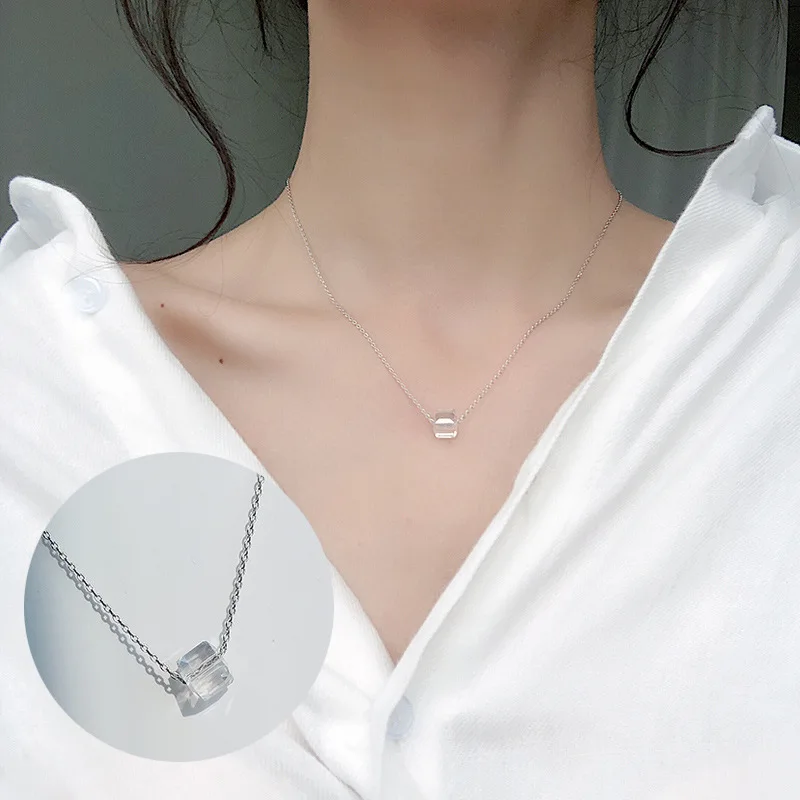 Крошечное серебряное колье для женщин, ювелирные изделия, свадебные, бохо, кисточка, сердце, подвески, цепь, блестки, многослойные аксессуары, мода