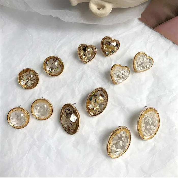 Женские винтажные серьги гвоздики MENGJIQIAO новые японские и корейские из