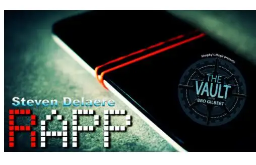 The Vault Rapp от Steven Delaere волшебные трюки|Волшебные фокусы| |