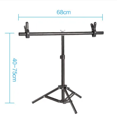 Алюминиевый штатив с поперечной штангой для фона подставка Т образной формы