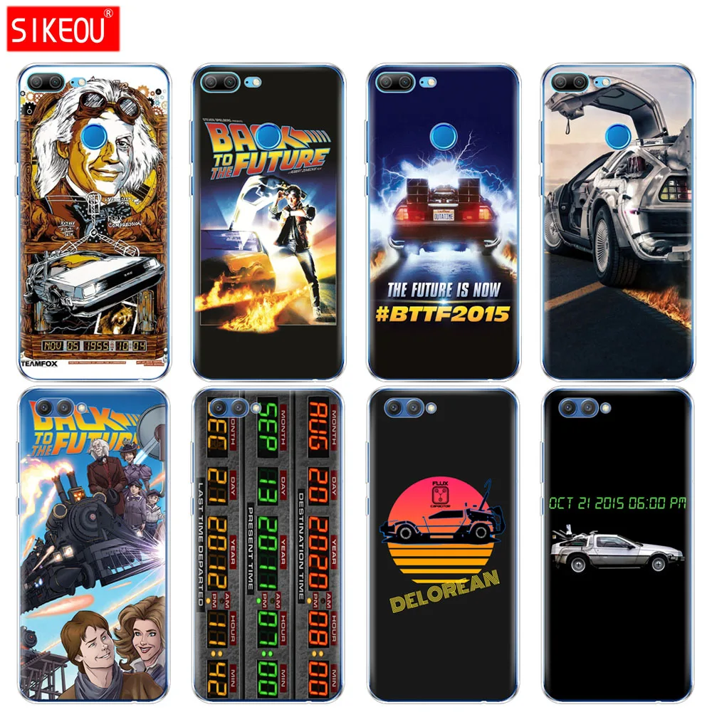 Силиконовый чехол для телефона Huawei Honor 10 V10 3c 4C 5c 5x 4A 6A 6C pro 6X 7X 6 7 8 9 LITE Delorean Back To The Future
