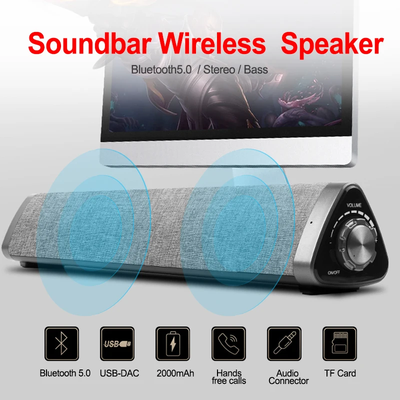 New Wireless Best Bluetooth Speaker Portable Outdoor Mini Column Box Loudspeaker Design For Phone Subwoofer Speaker enlarge