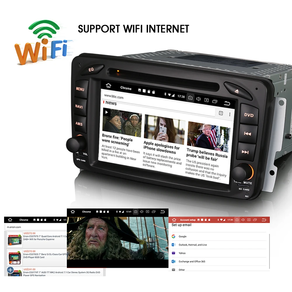 Android 8 0 Авторадио DAB + WiFi CD DVR RDS 3G радио GPS OBD2 DVB T2 автомобильный DVD плеер для Mercedes C/CLK