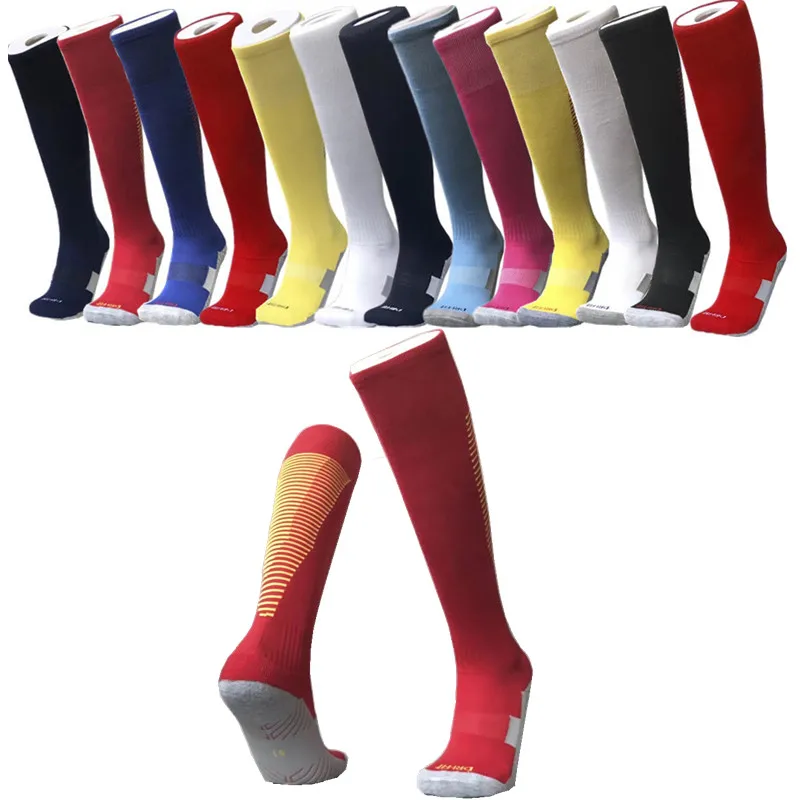 Взрослый ребенок спорт Велоспорт профессиональные футбольные носки баскетбол