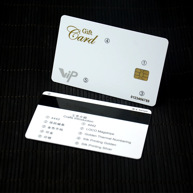 Оптовая продажа пользовательские печати Золотой ПВХ vip-подарочные карты |