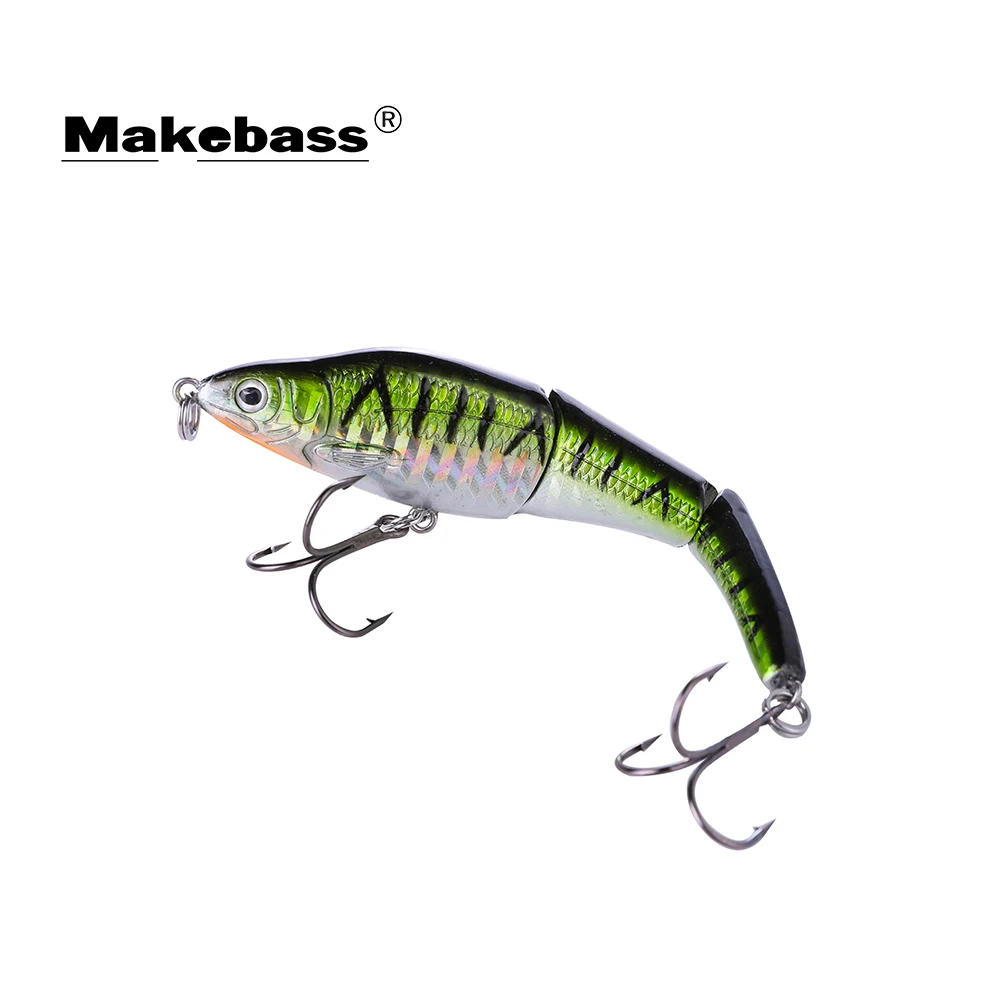 Makebass 3,74 дюйма/0,41 унции воды гольян тонущие рыболовные наживки приманки Pesca carnada мульти Соединенные Swimbait твердые приманки рыболовные снасти