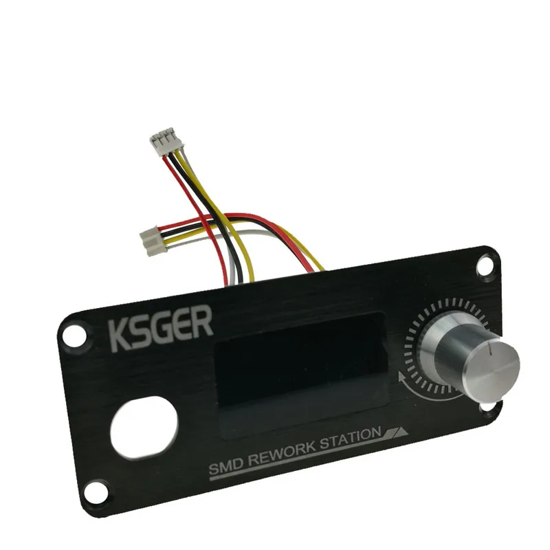 KSGER 1,3 дюймовый экран DIY 858D обогреватель горячего воздуха паяльная станция STM32 OLED контроллер температуры 4 шт. насадки держатель высокое качество